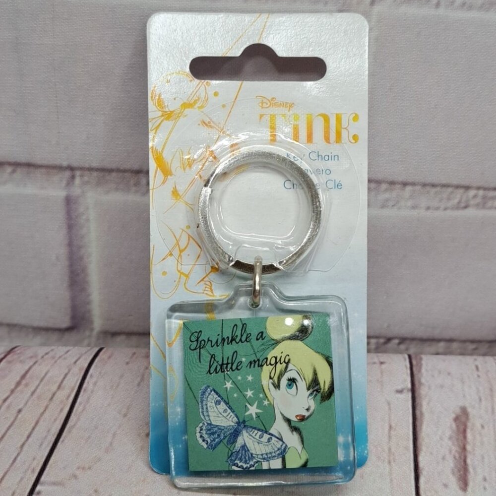 Hillman Disney Tink Tinkerbell Sprinkle A Little Magic Key Chain, Acrylic NOS